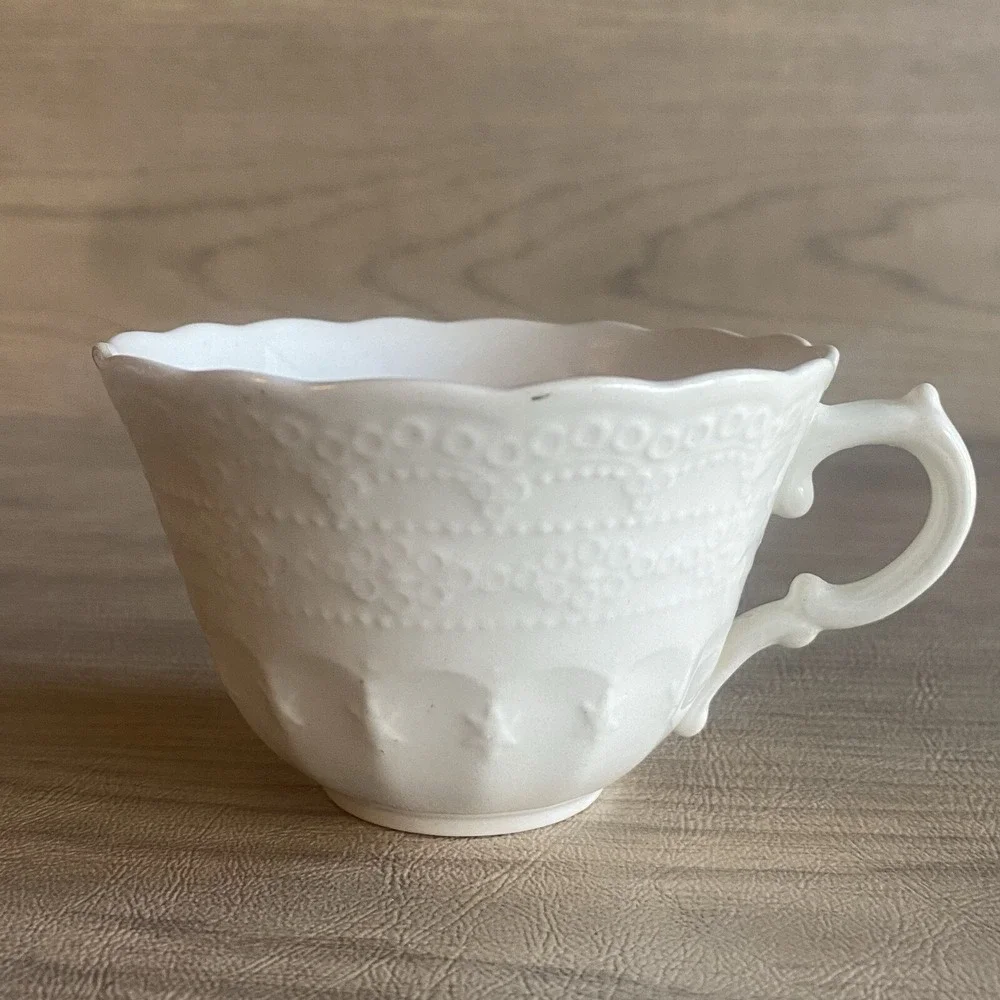 Vintage COPELAND SPODE JEWEL WHITE 1926 Mug Cup GREAT CONDITION!